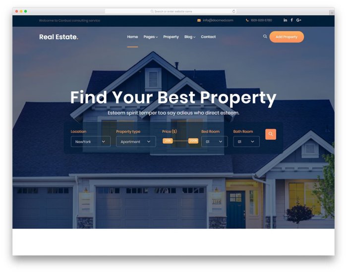 40 Best Free Real Estate Website Templates For Successful Realtors 2020