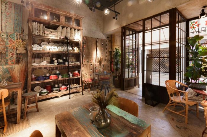 Interior design of charming shops. OFELIA Concept Store.