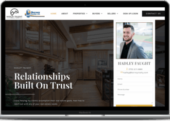 Real Estate Agency Website Design - Free Template by Weblium
